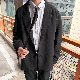 スーツ シンプル 韓国ファッション オシャレ 服 春秋 メンズ ポリエステル 長袖 一般 一般 折り襟 ボタン なし 無地