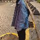 ジャケット カジュアル 韓国ファッション オシャレ 服 夏 服 メンズ デニム 長袖 一般 一般 折り襟 シングルブレスト 切り替え 無地