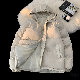 綿コート・ダウンジャケット シンプル ファッション カジュアル 定番 韓国ファッション オシャレ 服 冬  服 その他 長袖 一般 一般 フード付き ジッパー プリント アルファベット