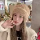 帽子 韓国ファッション オシャレ 服 秋冬 レディース ニット なし 無地 カートゥーン