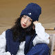 小顔効果最高 全6色 帽子 ファッション 韓国系 カジュアル 刺繍 プリント 秋冬 無地 暖かい ユニセックス ニット 帽子