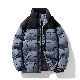 【おしゃれ度高め】綿コート・ダウンジャケット ストリート系 メンズファッション 人気 シンプル スタンドネック ジッパー アルファベット 配色