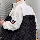 ジャケット ファッション 定番 韓国ファッション オシャレ 服 冬  服 秋  服 メンズ ポリエステル 長袖 一般 一般 スタンドネック ジッパー フェイクファー アルファベット