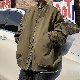 ジャケット 韓国ファッション オシャレ 服 シンプル ファッション カジュアル 定番 秋冬 メンズ ポリエステル 長袖 一般 一般 スタンドネック ジッパー なし 無地
