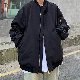 ジャケット 韓国ファッション オシャレ 服 シンプル ファッション カジュアル 定番 秋冬 メンズ ポリエステル 長袖 一般 一般 スタンドネック ジッパー なし 無地