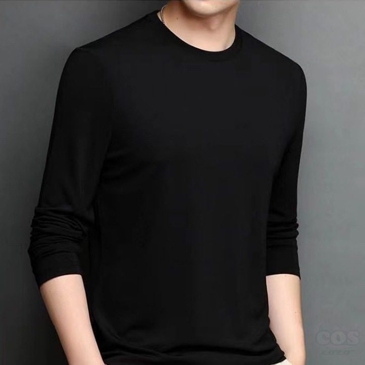 【インナーと してもおすすめ】Tシャツ メンズファッション 人気 オシャレ 服 ラウンドネック 無地 ファッション モード系 韓国系