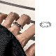 【絶対流行】 指輪 ファッション シンプル 高級感 多層 幾何模様 リングデザイン チタン鋼  多用途 男女兼用 指輪