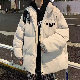 綿コート・ダウンジャケット 韓国ファッション オシャレ 服 ファッション カジュアル 冬  服 メンズ ポリエステル 長袖 一般 スタンドネック ジッパー なし アルファベット