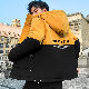 綿コート・ダウンジャケット一般一般カジュアルフード付きファッションポリエステル韓国ファッション オシャレ 服シンプル冬  服長袖ファスナージッパーアルファベット