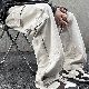 デニムパンツ ファッション カジュアル ストリート系 定番 韓国ファッション オシャレ 服 オールシーズン その他 ファスナー レギュラーウエスト ロング丈 無地