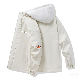 絶対流行 綿コート ファッション カジュアル 配色 プリント レイヤード フード付き 暖かい 秋冬 メンズ 綿コート