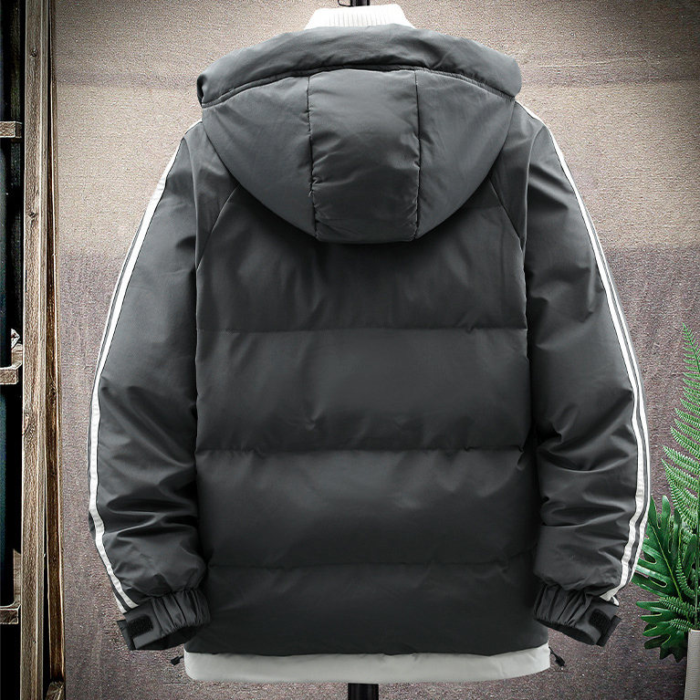 【絶対欲しい】綿コート・ダウンジャケット シンプル 韓国ファッション オシャレ 服メンズ 長袖 フード付き ジッパー ファスナー ボタン 無地