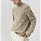 おしゃれ度アップ 全4色 セーター 韓国系 カジュアル チェック柄 幾何模様 ハイネック 秋冬 メンズ セーター