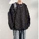 [先行販売] 3色展開 パーカー 韓国系 ファッション カジュアル 幾何模様 ラウンドネック 秋冬 メンズ パーカー