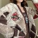 シャツカーディガン 韓国ファッション オシャレ 服 カジュアル 春秋 ニット 長袖 一般 その他 なし チェック柄