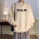 5色展開 セーター 韓国系 ファッション カジュアル アルファベット プリント 配色 秋冬 メンズ セーター