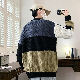 スタイリッシュ セーター ファッション カジュアル 韓国系 幾何模様 配色 秋冬 メンズ ニット セーター