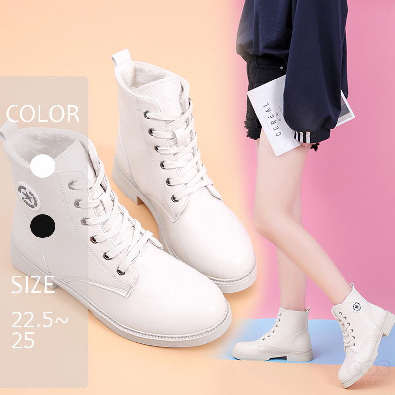 歩きやすい~春秋冬 暖かい 丸トゥ カジュアル ファッション シンプル ブーツ