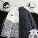 綿コート・ダウンジャケット シンプル ファッション カジュアル 韓国ファッション オシャレ 服 ナチュラル 冬  服 メンズ ポリエステル 長袖 一般 一般 スタンドネック ジッパー なし 無地