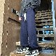 【着回し力抜群】パンツ ファッション カジュアル ラムウール ボウタイ ハイウエスト 暖かい 秋冬 メンズ パンツ