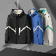 おしゃれ度高め ジャケット ファッション カジュアル 配色 切り替え フード付き 秋冬 メンズ ジャケット