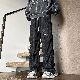カジュアルパンツシンプルファッションカジュアル韓国ファッション オシャレ 服メンズプリントボウタイ切り替えレギュラーウエストロング丈アルファベット配色
