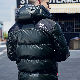 綿コート・ダウンジャケット カジュアル 韓国ファッション オシャレ 服 シンプル ファッション 秋冬 メンズ ポリエステル 長袖 一般 一般 フード付き ジッパー ポケット付き ファスナー 配色