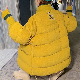 綿コート カジュアル 韓国ファッション オシャレ 服 シンプル ファッション 冬  服 秋  服 オーバーサイズ感 大きめのサイズ感 レディース ポリエステル 長袖 一般 ショート丈 スタンドネック シングルブレスト 切り替え ファスナー 無地 アルファベット ビックシルエット 防寒