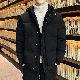 綿コート・ダウンジャケット シンプル 韓国ファッション オシャレ 服 秋冬 冬  服 メンズ ポリエステル 長袖 一般 一般 フード付き ジッパー シングルブレスト ファスナー 無地