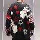 セーター シンプル ファッション カジュアル 大きいサイズ 韓国ファッション オシャレ 服 フェミニン 秋冬 メンズ ポリエステル 長袖 一般 一般 ラウンドネック プルオーバー なし