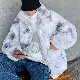 綿コート・ダウンジャケットジッパー一般ファッション絞り染め一般スタンドネック冬  服長袖ラムウール配色メンズ清新シンプル韓国ファッション オシャレ 服ファスナー