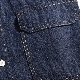 【Designer Pick】シャツ シンプル ファッション キレカジ ストリート系 韓国ファッション オシャレ 服 夏 服 デニム 一般 折り襟 ボタン ポケット付き 無地