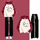 セットアップ韓国ファッション オシャレ 服シンプルファッションカジュアル定番長袖一般一般フード付きプルオーバー切り替えレギュラーウエストなしロング丈配色110-130130-150150以上女の子5-10歳10歳以上