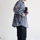 シャツ定番韓国ファッション オシャレ 服秋冬メンズポリエステル長袖一般一般折り襟シングルブレストポケット付きストライプ柄